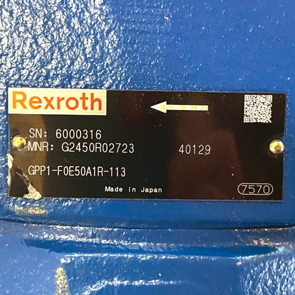 ボッシュレックスロス 油圧　ギャポンプ　GPP1-F0E50A1R-113