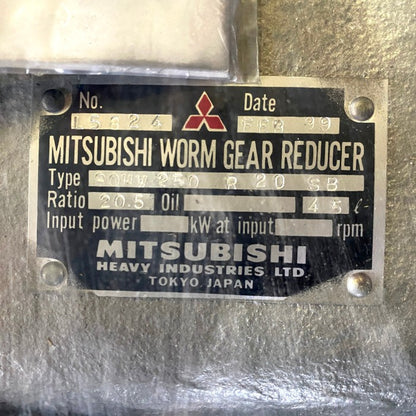 三菱　ウオーム減速機　SOHW-250R-20-SB