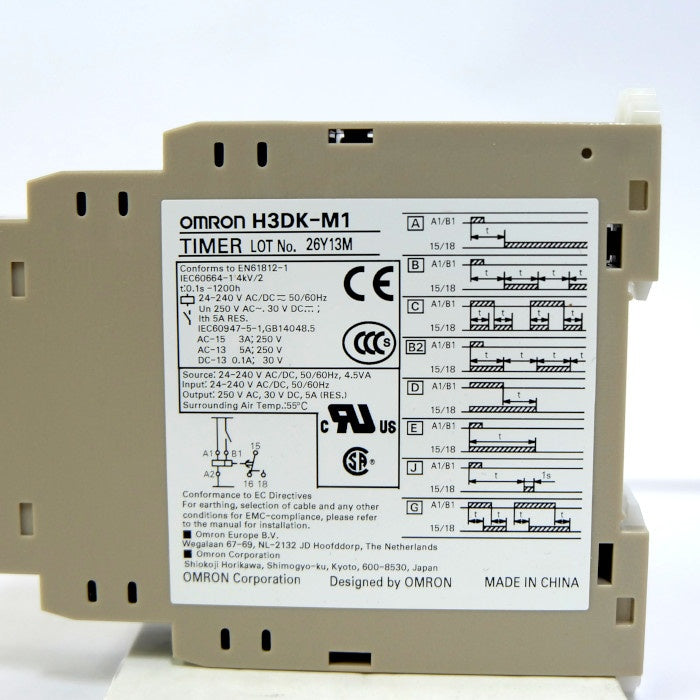オムロン　ソリッドステートタイマ　H3DK-M1 AC/DC24-240