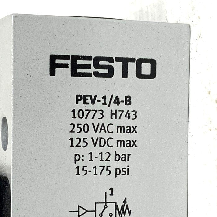 FESTO　圧力スイッチ　PEV-1/4-B