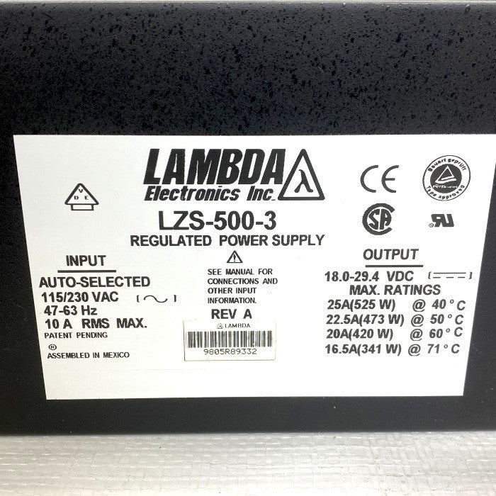LAMBDA　パワーサプライ　LZS-500-3