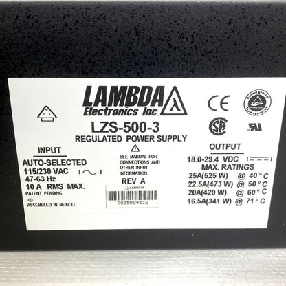 LAMBDA　パワーサプライ　LZS-500-3