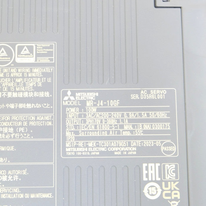 三菱電機　サーボアンプ　MR-J4-10GF