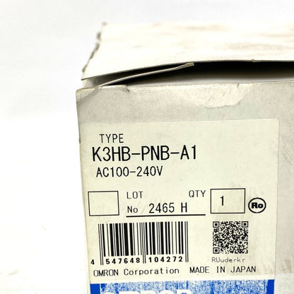 オムロン　タイムインターバルメーター　K3HB-PNB-A1