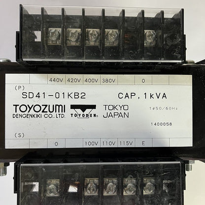 TOYOZUMI　変圧器　SD41-01KB2