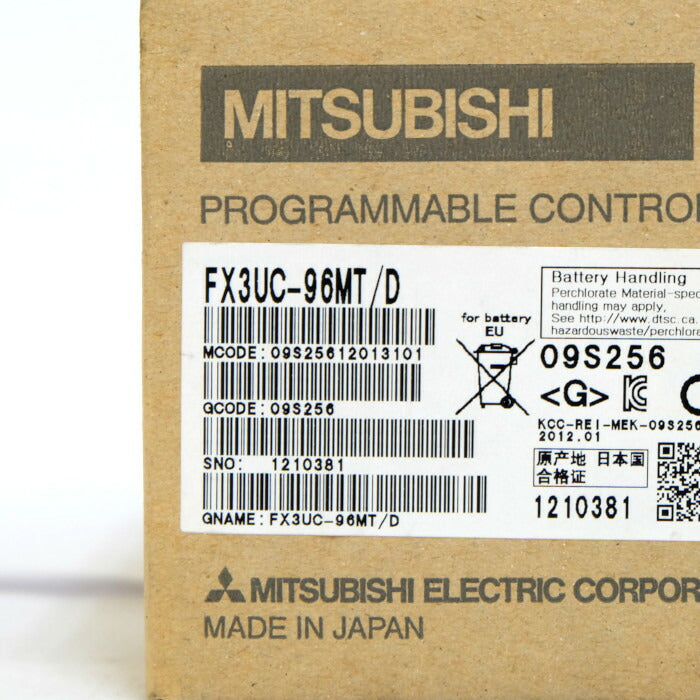 三菱電機　マイクロシーケンサ　FX3UC-96MT/D