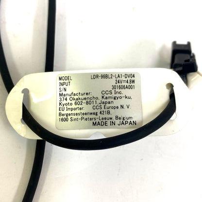 CCS　LEDリング型ローアングル照明　2個セット　LDR-96BL2-LA1-DV04