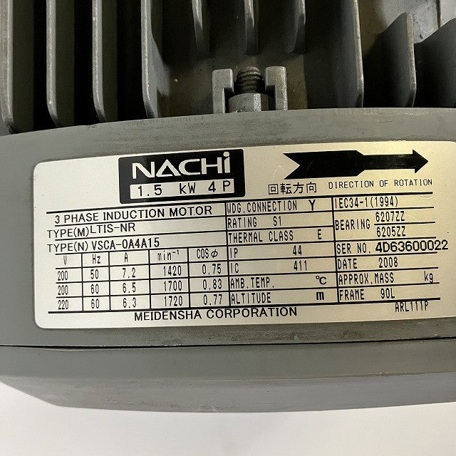 NACHI　不二越　ポンプ　UPV-0A-8N2-1.5A-4-31
