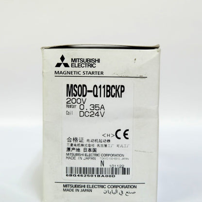 三菱電機　電磁開閉器　MSOD-Q11BCKP 0.35A DC24V