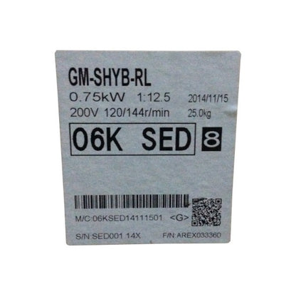 三菱電機　ギヤードモータ GM-SHYシリーズ　GM-SHYB-RL(0.75kW 200V)1:12.5)