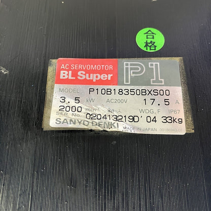 JTEKT　山洋電機　サーボモータ　BL　SUPER　P1　P10B18350BXS00