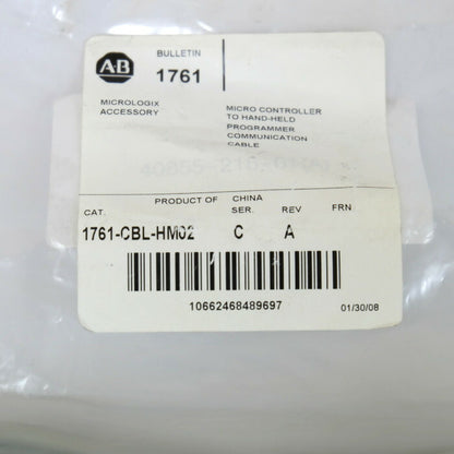 Allen-Bradley　マイクロロジックスケーブル　1761-CBL-HM02