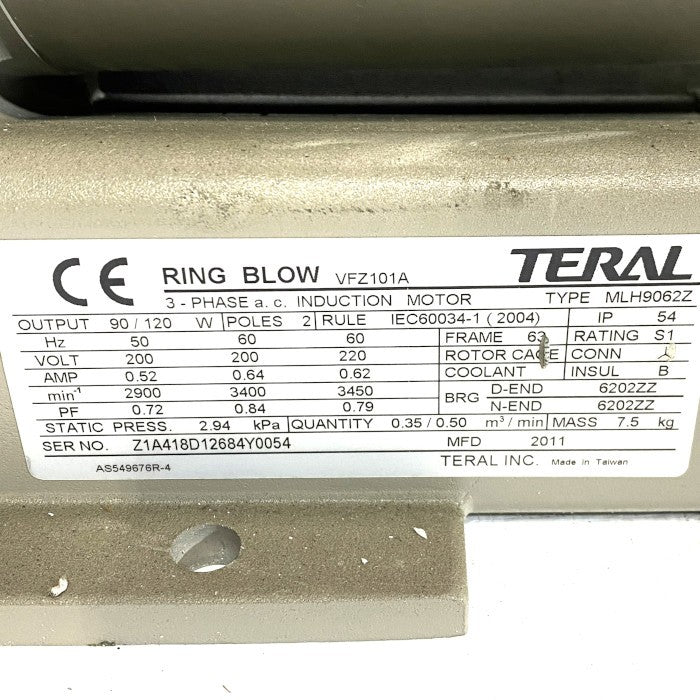 TERAL　リングブロア　MLH9062Z VFZ101A