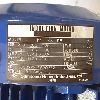 住友重機械工業　サイクロ減速機　CHHM1-6130DC-102
