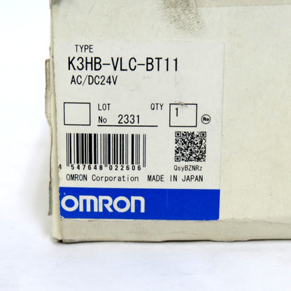 オムロン　デジタル表示板　K3HB-VLC-BT11　AC/DC24
