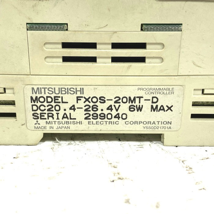 三菱電機　CPU　FX0S-20MT-D