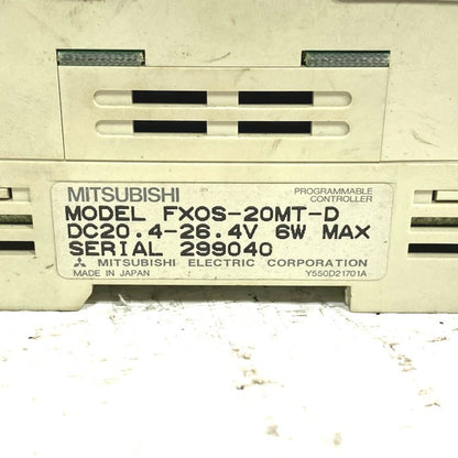 三菱電機　CPU　FX0S-20MT-D