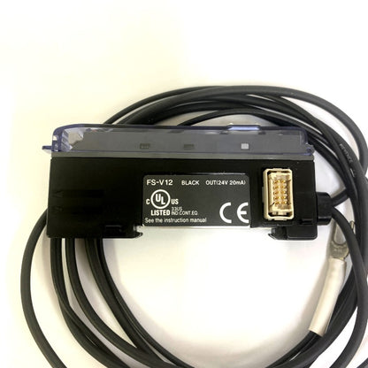 キーエンス　デジタルファイバセンサ　ファイバアンプ　ケーブルタイプ　子機 NPN　FS-V12S0(2257)