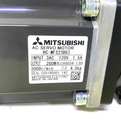 三菱電機　ブレーキ付ACサーボモータ　HC-MFS23BG1