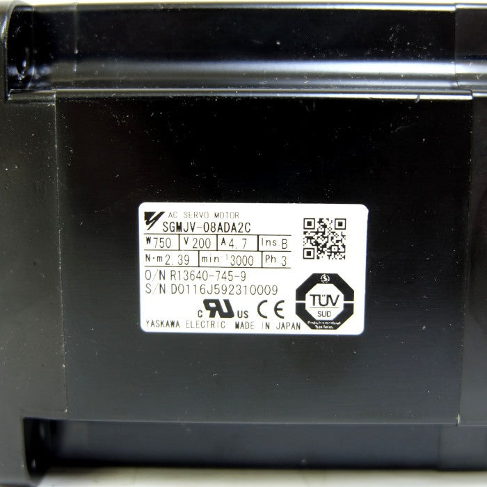 安川電機　回転型サーボモータ　SGMJV-08ADA2C