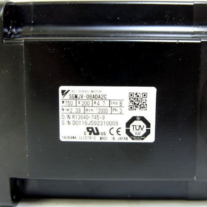 安川電機　回転型サーボモータ　SGMJV-08ADA2C