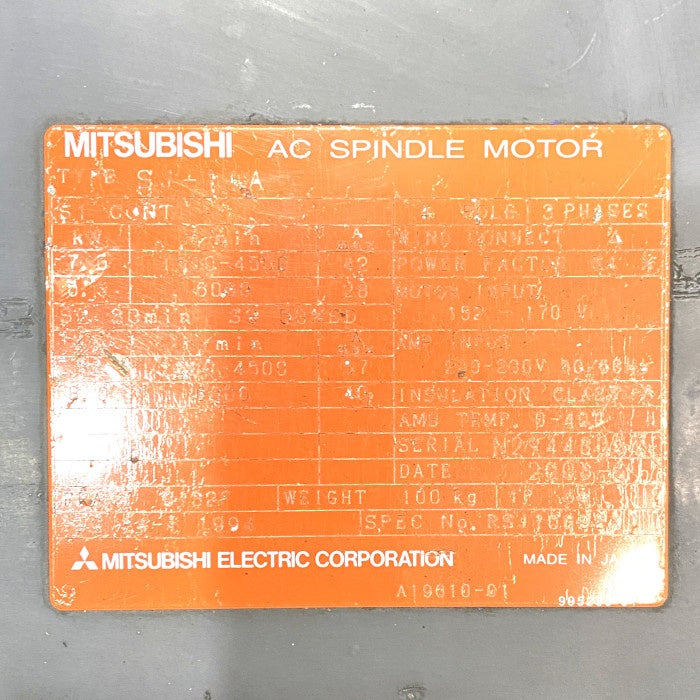 三菱電機　モーター（フランジ）　SJ-11A