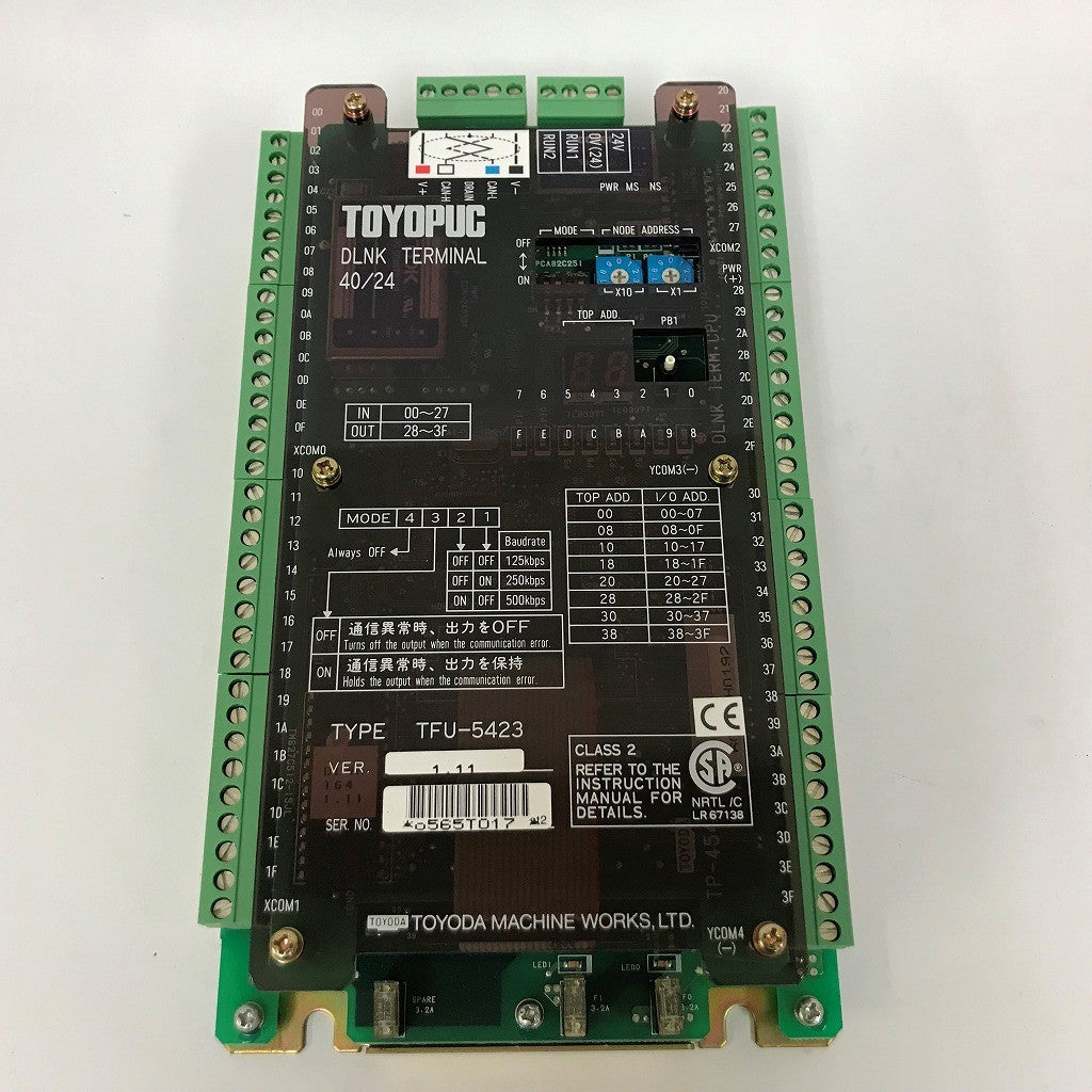 JTEKT　TOYOPUC　Dリンクターミナル　TFU-5423
