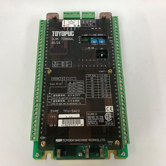 JTEKT　TOYOPUC　Dリンクターミナル　TFU-5423