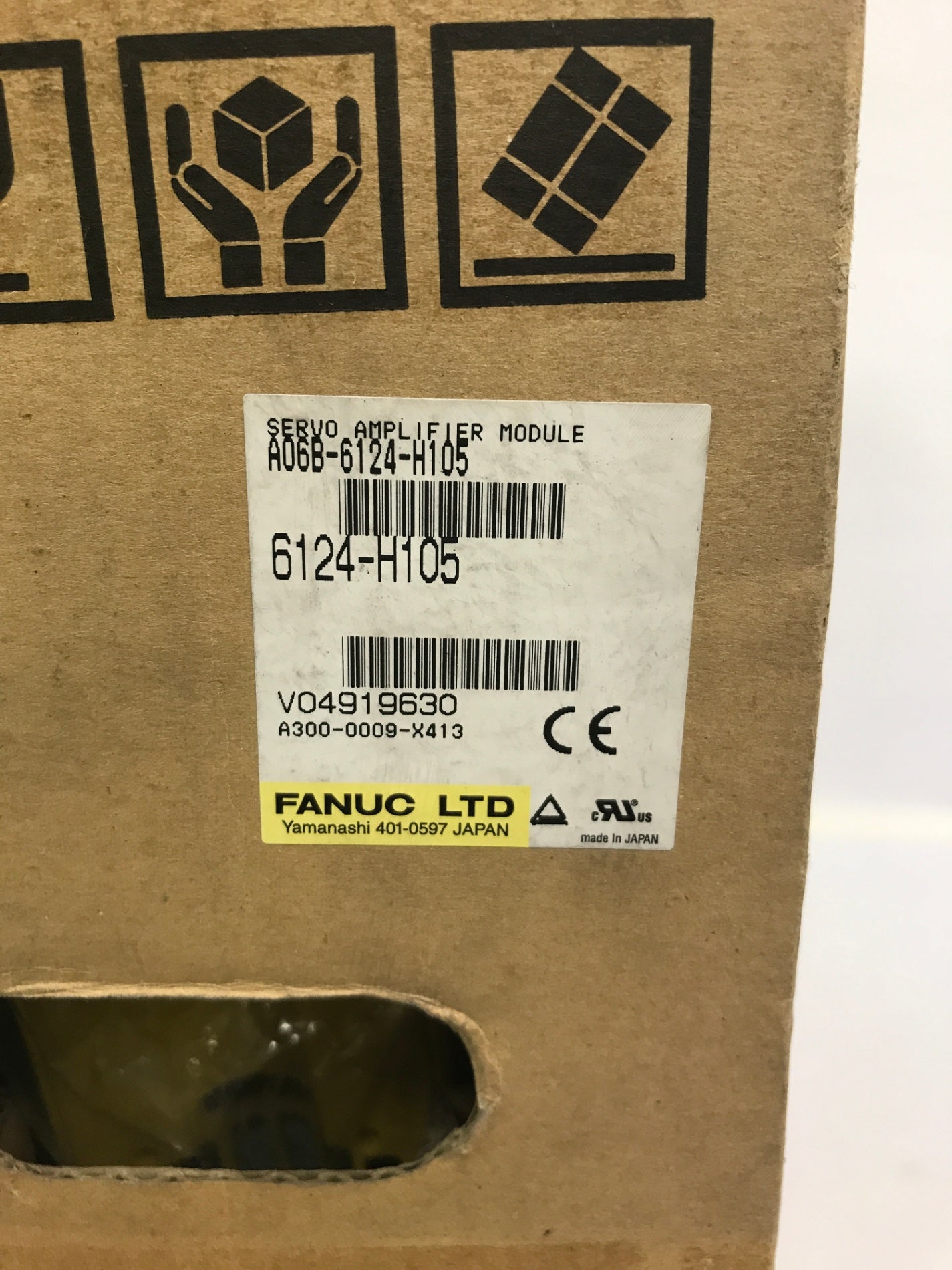 FANUC　ACサーボモジュール　A06B-6124-H105