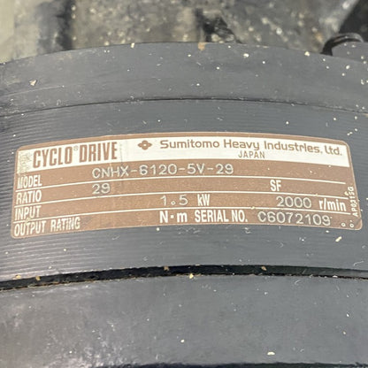 住友重機械工業　サイクロ減速機　CNHX-6120-5V-29