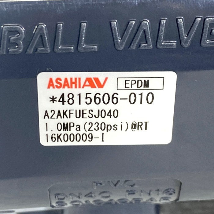 ASAHI AV　ボールバルブ21型α　A2AKFUESJ040 TA2A-050D-00 4N3S102K-W5-G31193