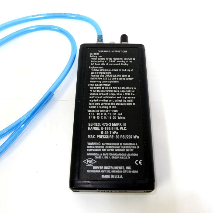 DWYER　デジタルマノメーター　475-3MARKIII