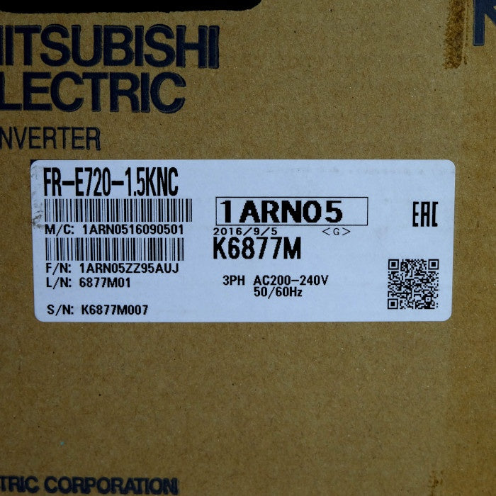 三菱電機　インバータ　FR-E720-1.5KNC