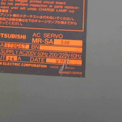 三菱電機　アンプ　MR-SA502