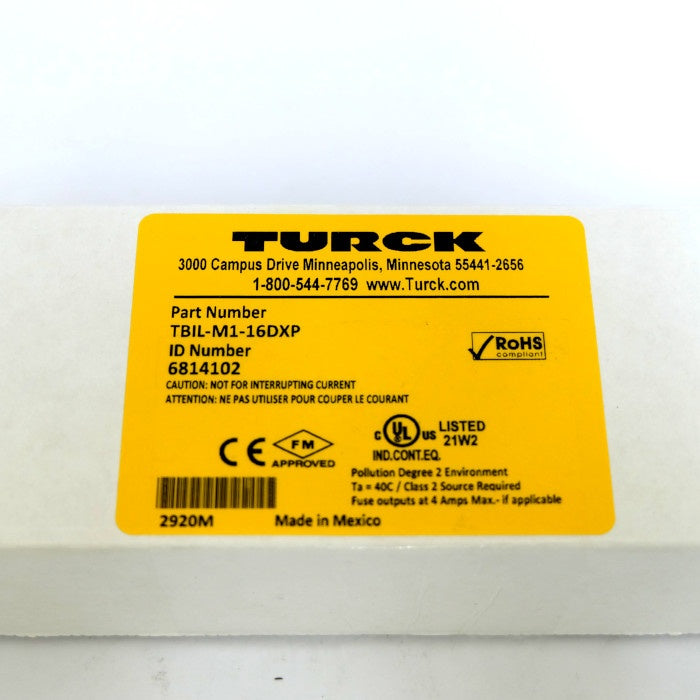 TURCK　I/Oユニット I/Oハブ　TBIL-M1-16DXP