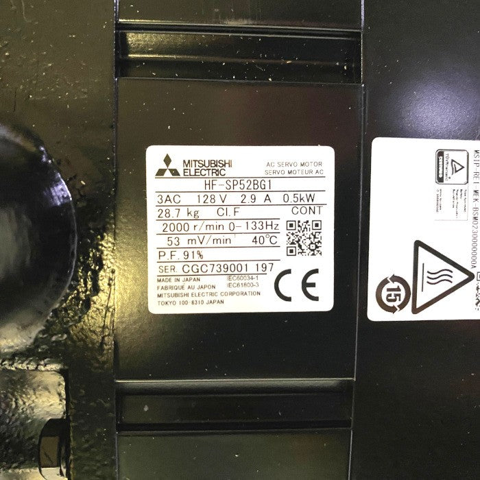 三菱電機　MELSERVO-J4 回転サーボモータ　HF-SP52BG1