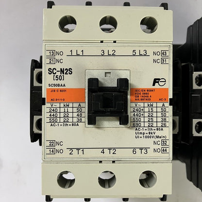富士電機　電磁接触器　SC-N2S（コイル電圧100V）　2個セット