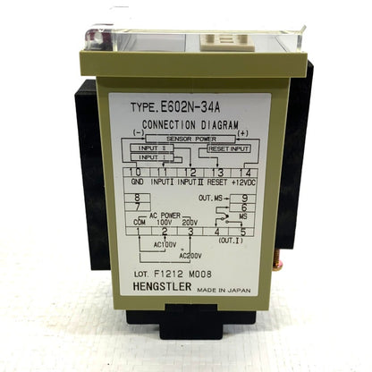 HENGSTLER　プリセットカウンタ　E602N-34A