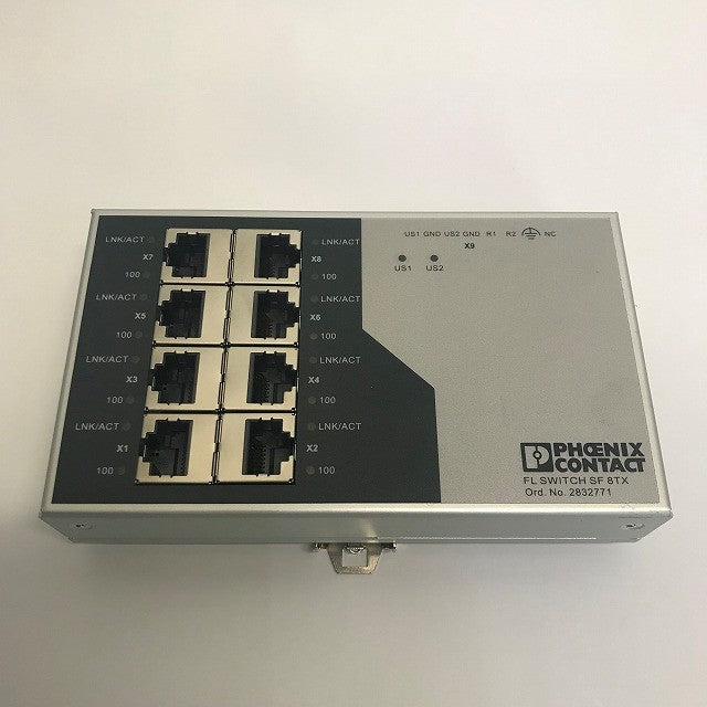 PHENIX　CONTACT RJ45接続HUB　ハブ　FL SWITCH SF 8TX　2832771