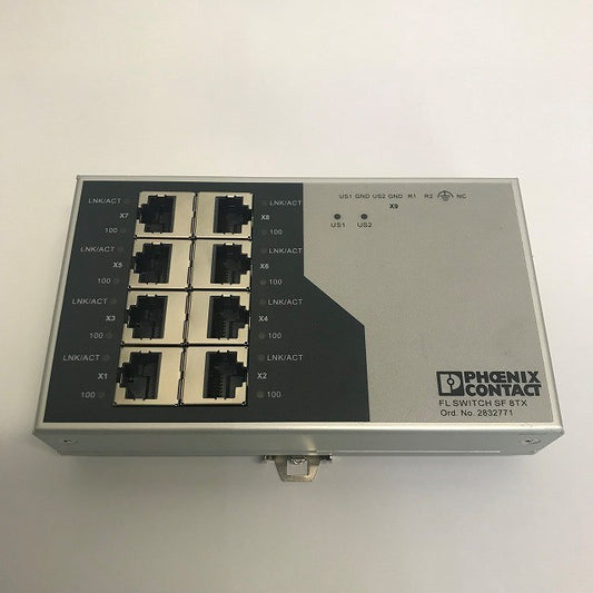 PHENIX　CONTACT RJ45接続HUB　ハブ　FL SWITCH SF 8TX　2832771
