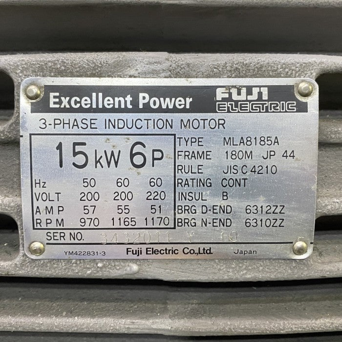 富士電機　Ｔ／Ｐポンプ用モーター　MLA8185A