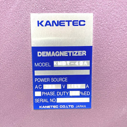 KANETEC　トンネル形脱磁器　KDTM-40A