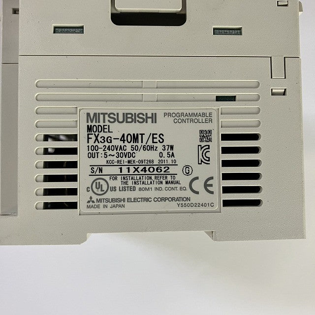 三菱電機　FX3Gシリーズ　基本ユニット　FX3G-40MT/ES