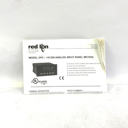 RED-LION　PANEL　METER　DP5P