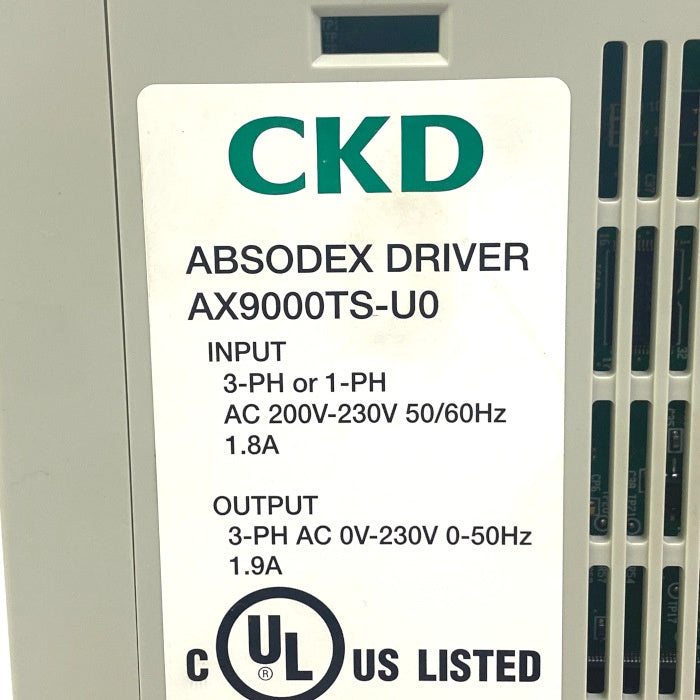 CKD日機電装　アブソデックス　AX9000TS-U0
