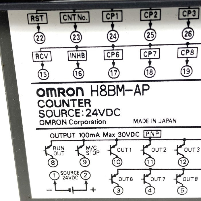 オムロン　カウンター　H8BM-AP DC24V