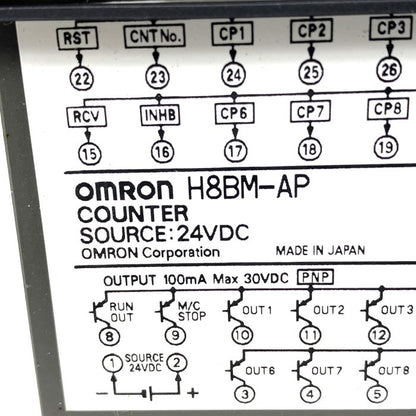 オムロン　カウンター　H8BM-AP DC24V