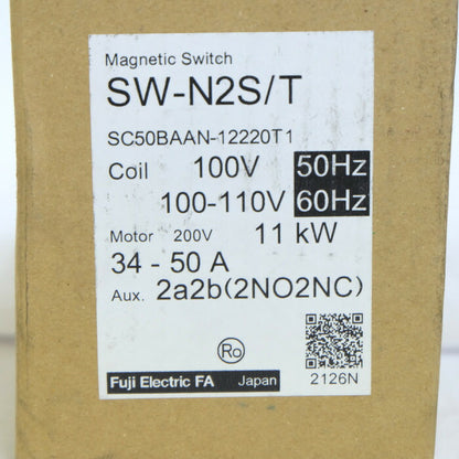 富士電機　電磁開閉器　SW-N2S/T