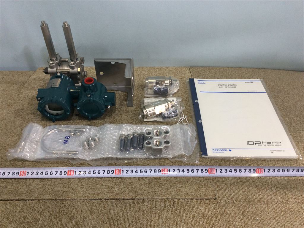 YOKOGAWA　受圧部タンタル仕様　差圧発信機　CAL RNG　0to3.7kPa　取扱説明書付属