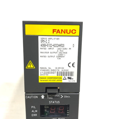ファナック　スピンドルアンプ　A06B-6102-H202#H520